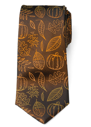 Fall Spice Men's Brown Tie