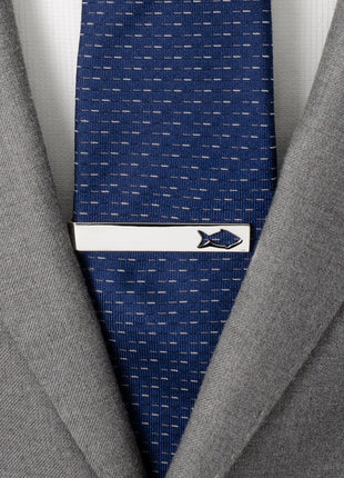 Fishing Cut-Out Hidden Message Tie Bar