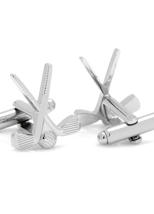 Golf Clubs Cufflinks
