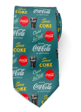Coca-Cola Green Men's Tie