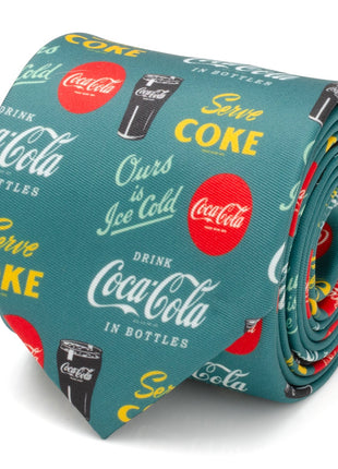 Coca-Cola Green Men's Tie