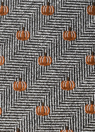 Holiday Pumpkin Herringbone Tie
