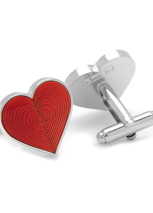 Red Heart Cufflinks