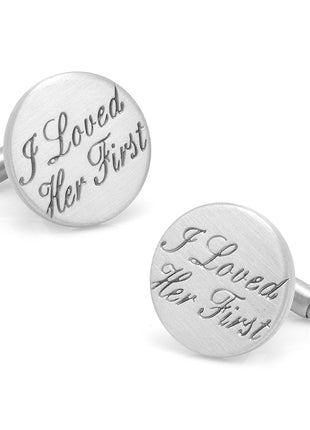 Wedding Series I Loved Her First Cufflinks