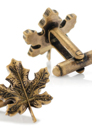 Maple Leaf 3D Cufflinks