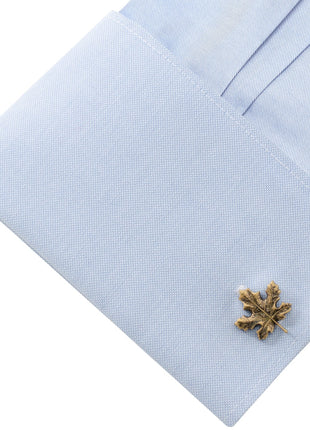 Maple Leaf 3D Cufflinks