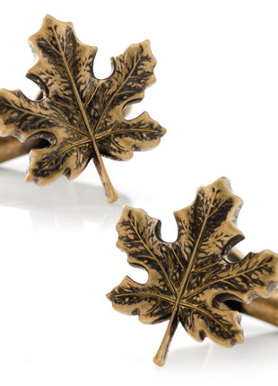 Maple Leaf 3D Cufflinks