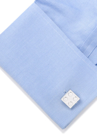 Silver Building Block Cufflinks