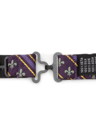 Mardi Gras Stripe Bow Tie