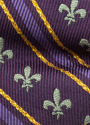 Mardi Gras Stripe Bow Tie