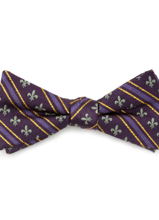 Mardi Gras Stripe Bow Tie
