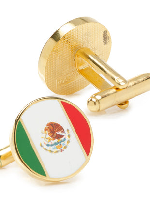 Mexico Flag Cufflinks