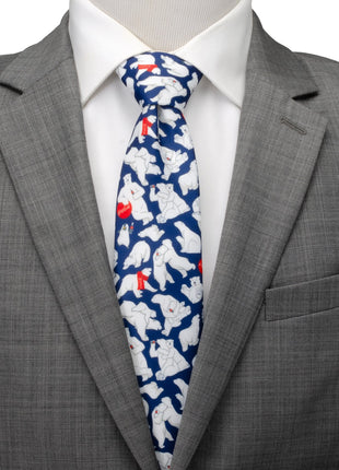 Coca-Cola Polar Bear Navy Blue Men's Tie