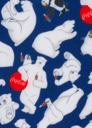 Coca-Cola Polar Bear Navy Blue Men's Tie