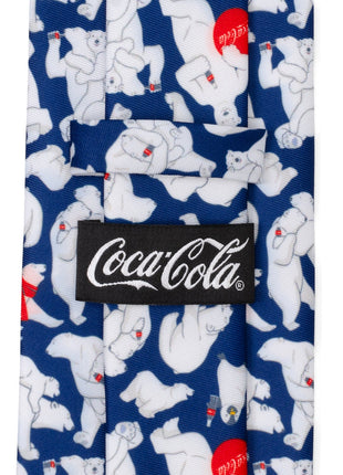 Coca-Cola Polar Bear Navy Blue Men's Tie