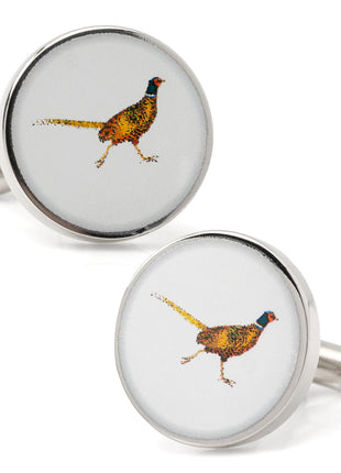 Pheasant Bird Cufflinks
