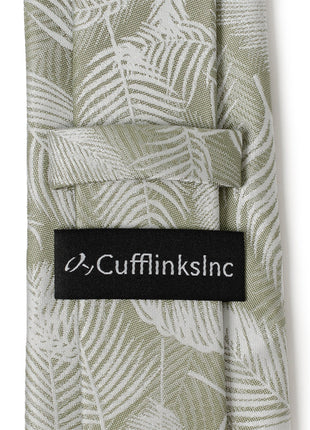 Palm Leaf Light Sage Tie