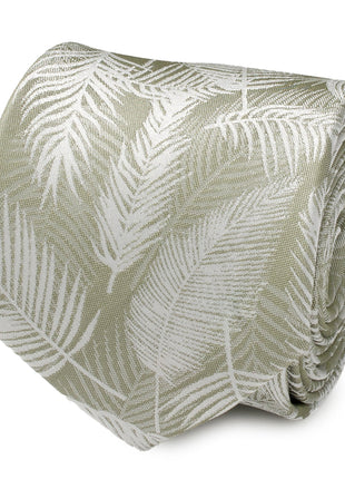Palm Leaf Light Sage Tie