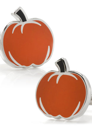 Pumpkin Enamel Cufflinks