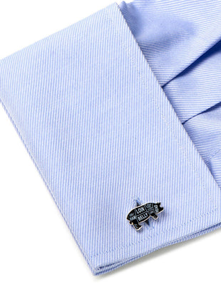 Pork Butcher Cuts Cufflinks