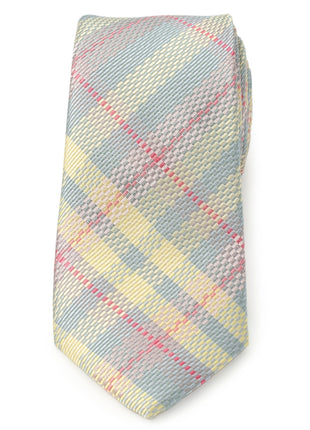 Pastel Plaid Men's Tie