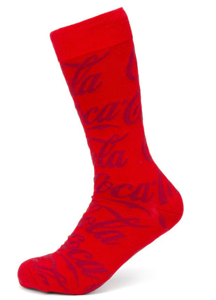 Coca-Cola Red Logo Dress Socks