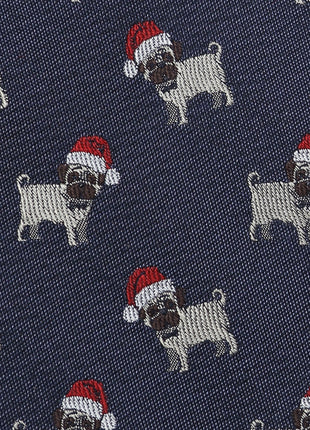 Santa Pug Men's Tie
