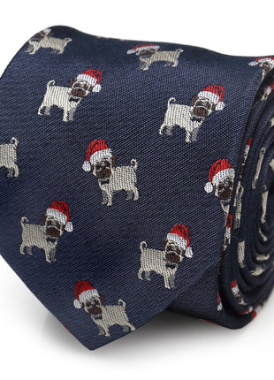 Santa Pug Men's Tie
