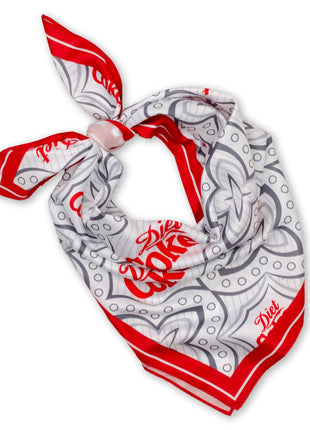 Diet Coke Satin Grey Scarf