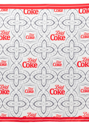 Diet Coke Satin Grey Scarf