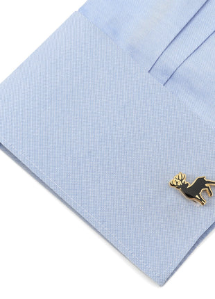 Stag Deer Gold Cufflinks