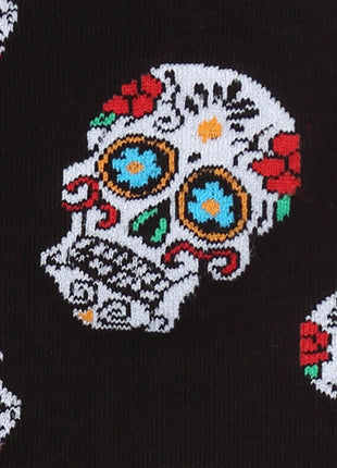 Sugar Skull Black Socks