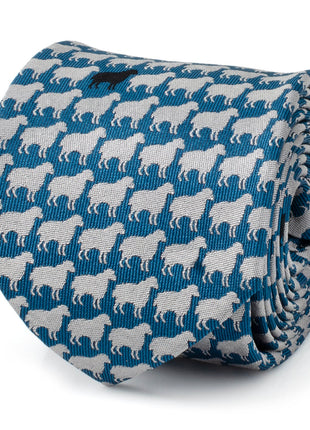 Black Sheep Blue Silk Men's Tie