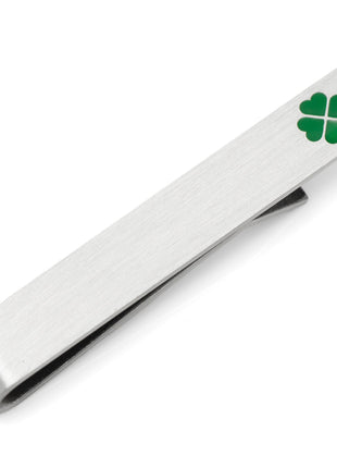 Shamrock Hidden Message Tie Bar