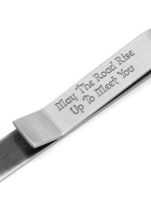 Shamrock Hidden Message Tie Bar