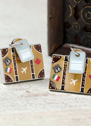 Traveler Suitcase Cufflinks