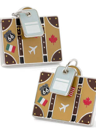 Traveler Suitcase Cufflinks