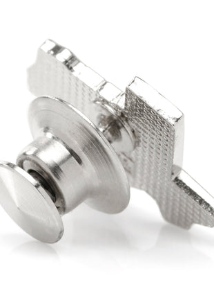 Silver Texas Cufflinks and Lapel Pin Gift Set