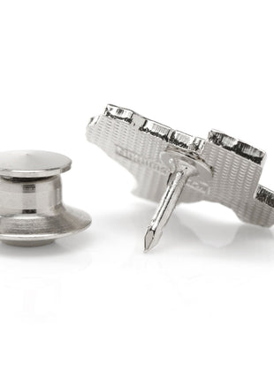 Silver Texas Lapel Pin