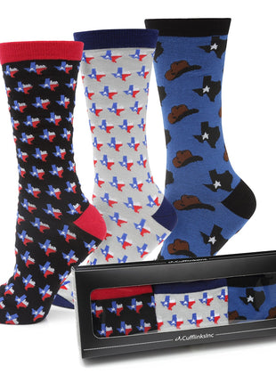 Texas Strong 3 Pack Socks Gift Set