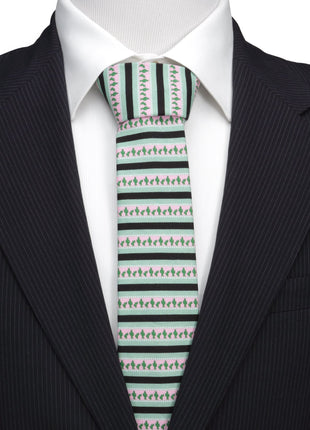 Texas Cactus Stripe Sage Men's Tie
