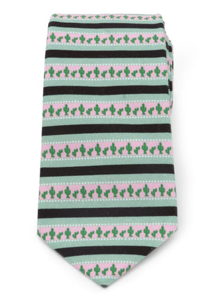Texas Cactus Stripe Sage Men's Tie