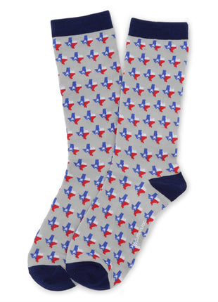 Texas State Gray Sock