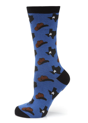 Texas State Cowboy Hat Sock
