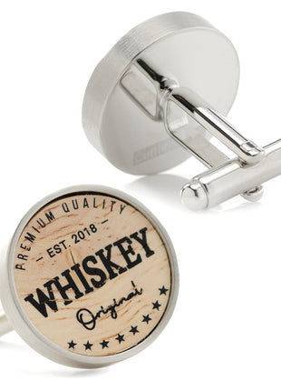 Whiskey Barrel Cufflinks