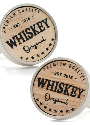 Whiskey Barrel Cufflinks