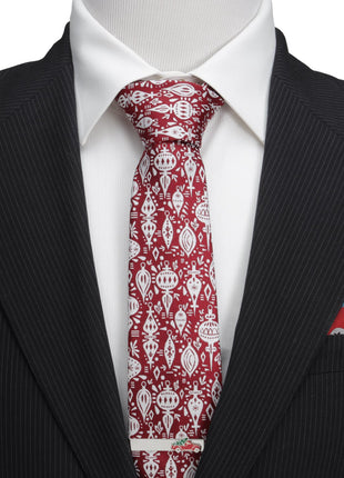 Christmas Wrap Red Men's Tie