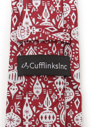 Christmas Wrap Red Men's Tie