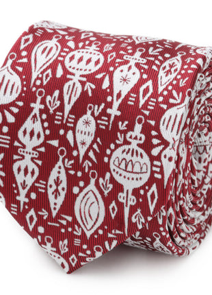 Christmas Wrap Red Men's Tie