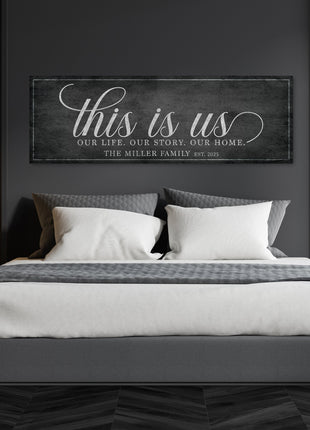 This Is Us Wall Art – Our Life, Our Story, Our Home